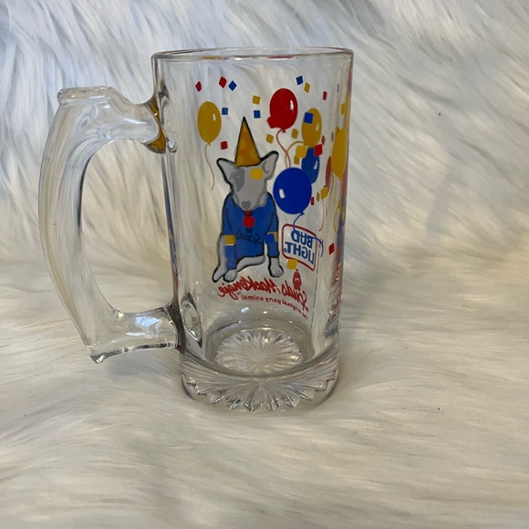 1987 Anheuser-Busch Inc. Bud Light Spuds Mackenzie Mug Glass - Picture 3 of 6